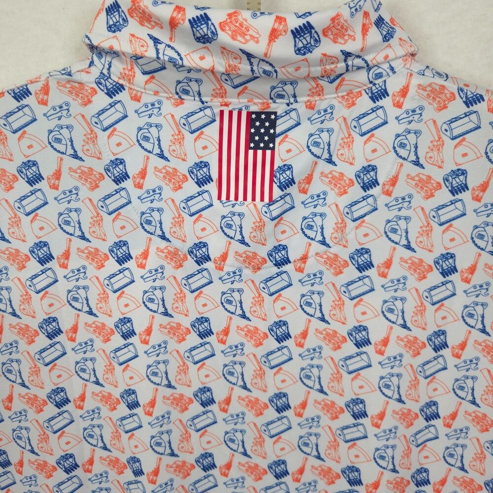 Proud 90 Golf Polo Shirt Mens Size XL Printed Performance Short Sleeve NEW